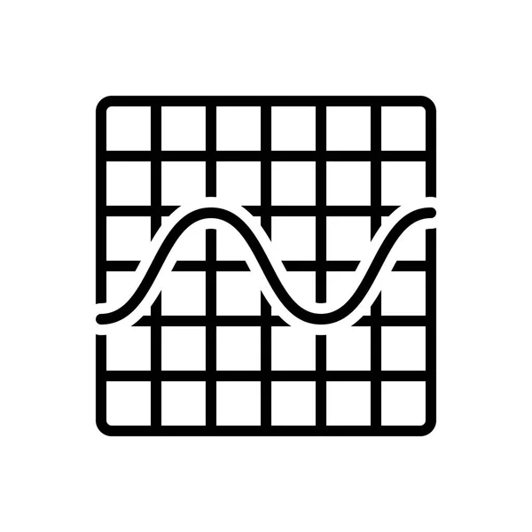 Gráfico onda sinusoidal — Vector de stock