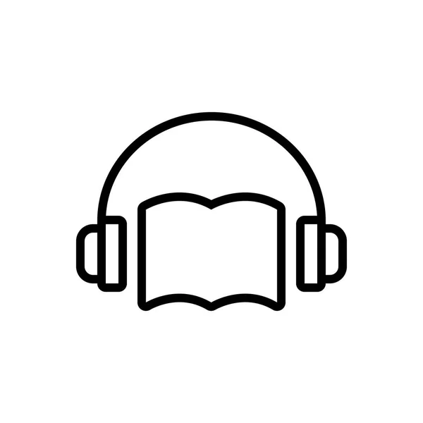 Ακουστικό βιβλίο — Διανυσματικό Αρχείο