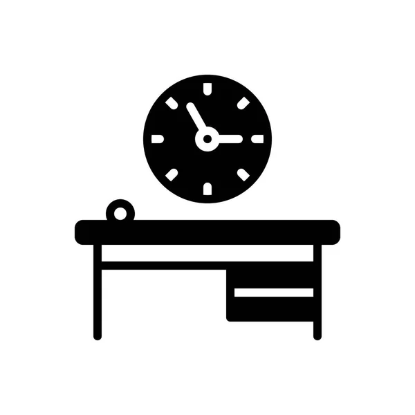 Reloj de oficina — Vector de stock