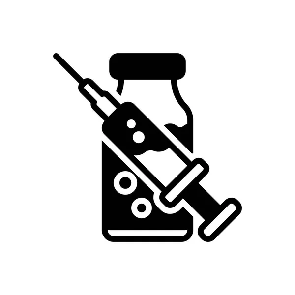 Injection pleine de drogue — Image vectorielle