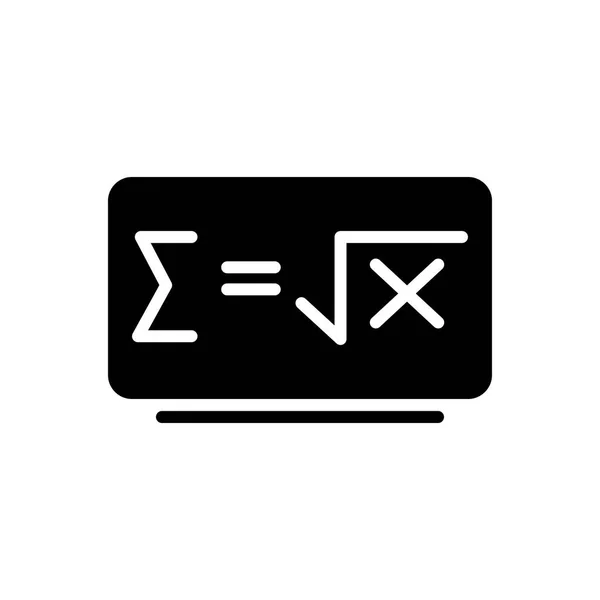 Formula matematica — Vettoriale Stock