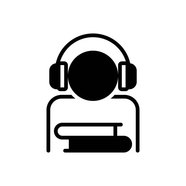 Curso de audio — Vector de stock