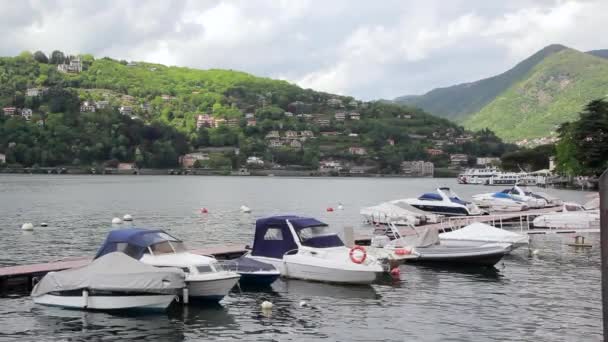 Yacht Club Lake Como — Stock Video
