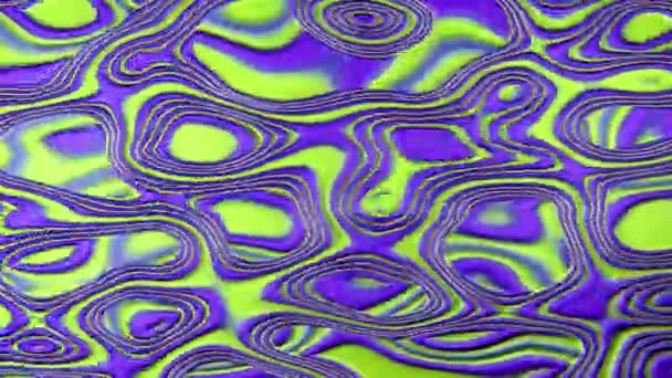 Liquid Psychedelic Abstract Motion Background. looped motion animation. — Stock Video