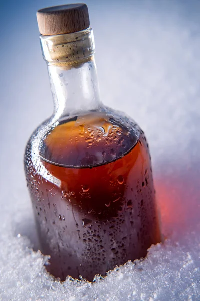 Ледяной Дом Сделал Виски Отдыхать Мороз — стоковое фото