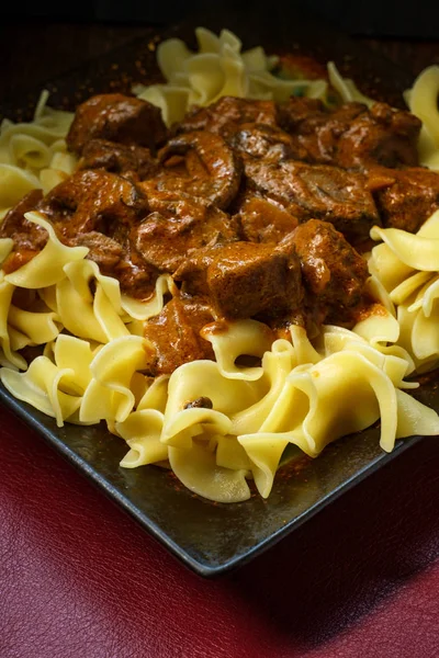 Fungo di manzo Stroganoff — Foto Stock