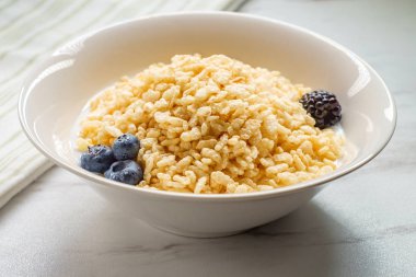 Puffed Rice Breakfast Cereal