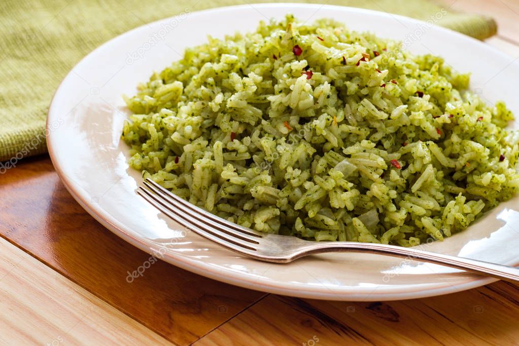Mexican Green Rice 