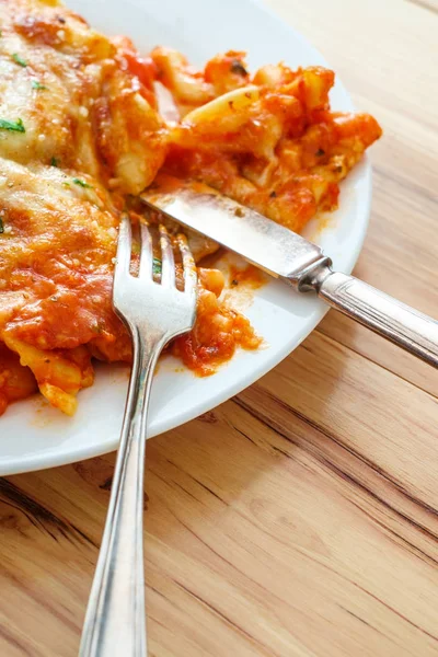 Lasagna włoski ser — Zdjęcie stockowe