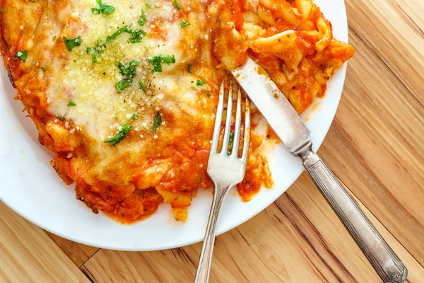 Lasagne di formaggio italiano — Foto Stock