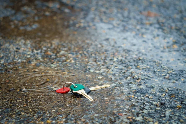 Elveszett autós kulcsok — Stock Fotó