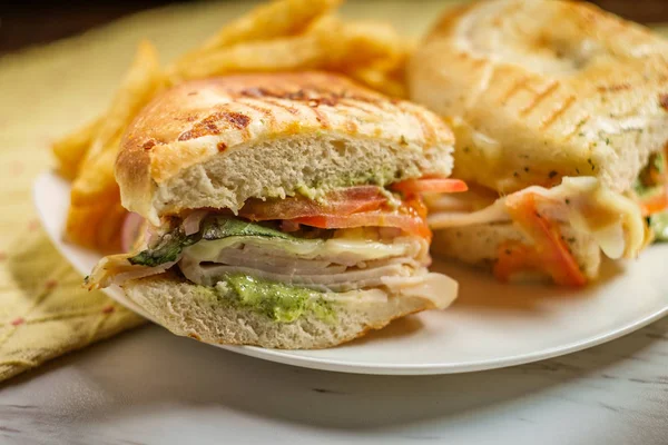 Bistro ahumado Turquía Panini — Foto de Stock