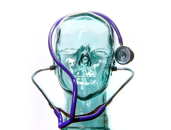 Medicinsk stetoskop Humanoid Doctor — Stockfoto
