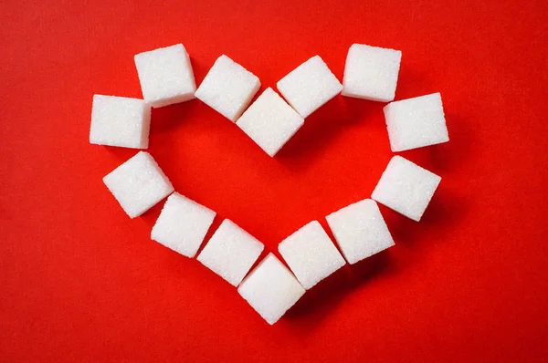 Heart Blood Sugar Concept — Fotografie, imagine de stoc