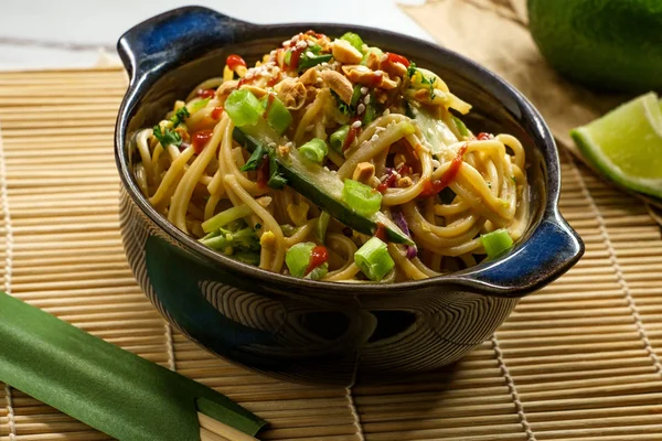 Burro di arachidi tailandese Lo Mein — Foto Stock