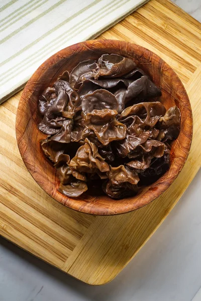 Cooked Wood Ear Mushrooms — Stock Photo, Image