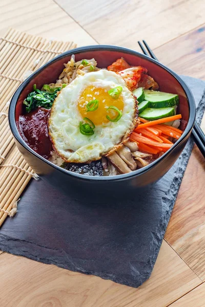 한국 음식 채식 비빔밥 — 스톡 사진