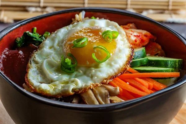 한국 음식 채식 비빔밥 — 스톡 사진