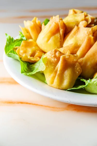 Wontons de queso chino —  Fotos de Stock