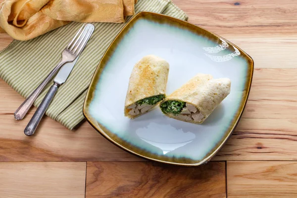 Pollo César Wrap Sandwich — Foto de Stock