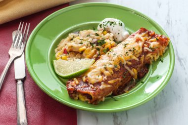 Meksika Chimichanga Enchilada