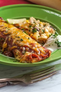 Meksika Chimichanga Enchilada