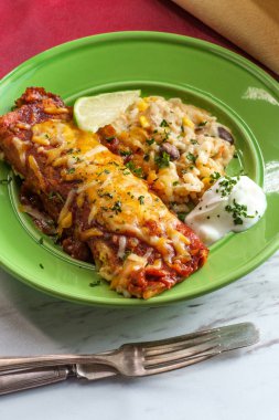 Meksika Chimichanga Enchilada