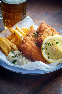 bira balık ve cips