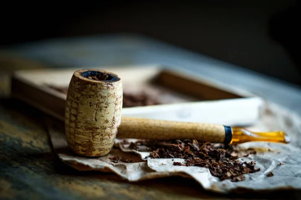 Tobak corncob pipe — Stockfoto