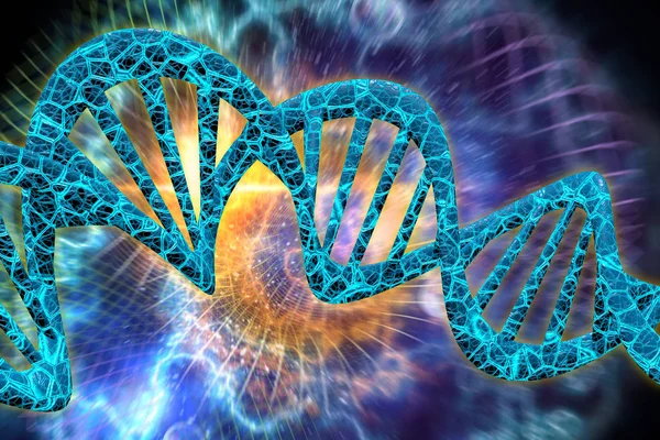 DNA σκέλη 3D εικονογράφηση — Φωτογραφία Αρχείου