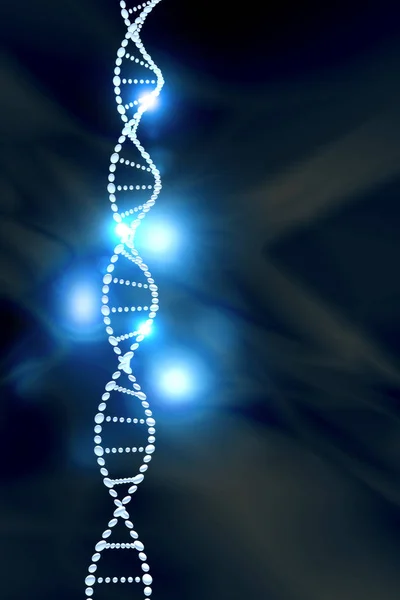 Brins d'ADN Illustration 3D — Photo