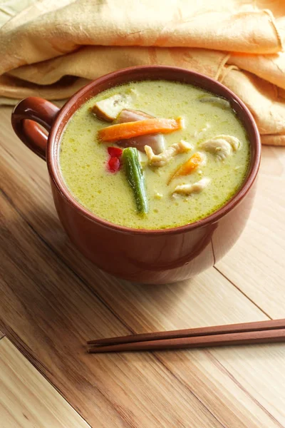 Chicken Green Thai Curry — Stock Photo, Image