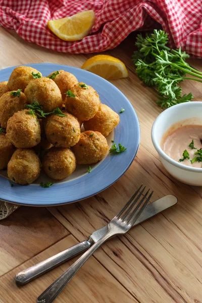 Bola de maíz Hushpuppies — Foto de Stock