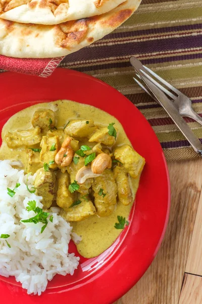 Indiai curry csirke Korma — Stock Fotó