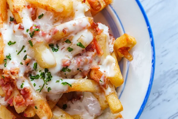 Loaded Bacon Ranch Fries — Stock Photo, Image