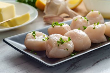 Çiğ Tarak Malzemeler Pişirme