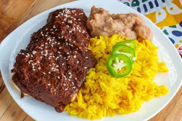 Mexikói Mole Poblano csirke — Stock Fotó