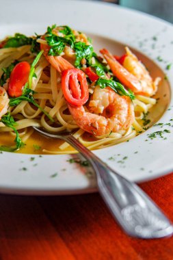 Karides Gamberoni Aglio ve Olio