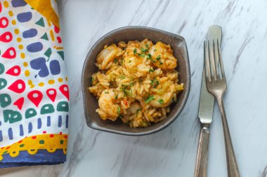 Karides Jambalaya Deniz Ürünleri