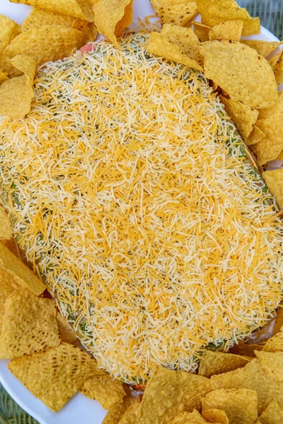 Tortilla Chips 7 vrstva DIP — Stock fotografie