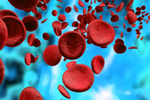 Red Blood Cells 3D Illustration