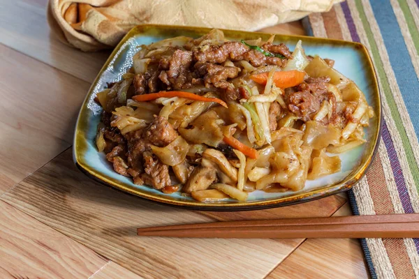 Chinese Beef Chow Fun — Stock Photo, Image