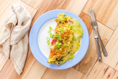 Ispanak Biber İspanyol Omlet 