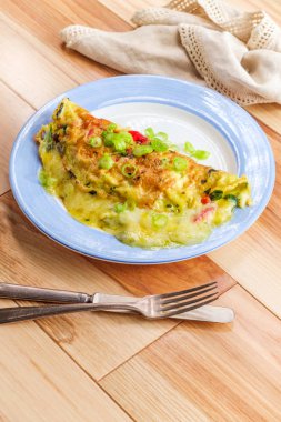 Ispanak Biber İspanyol Omlet 