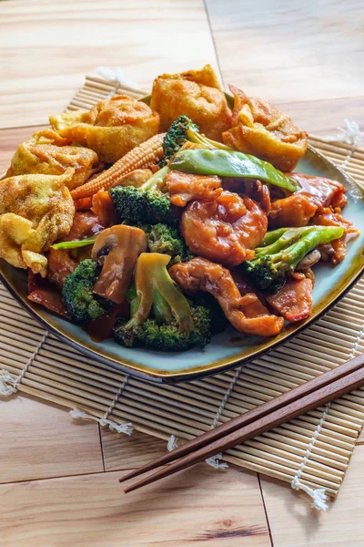 中国苏姆古姆·旺顿晚餐 — 图库照片