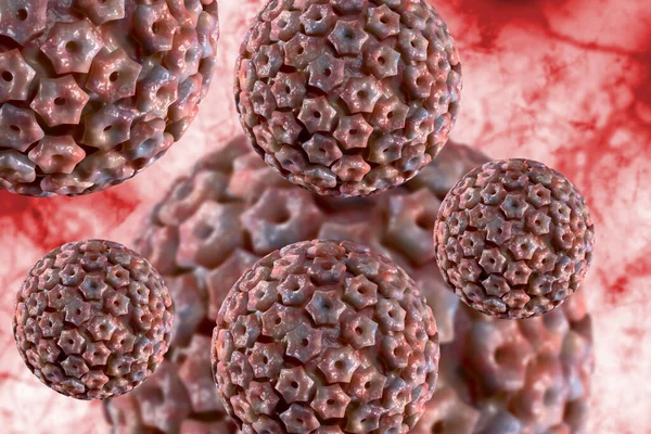 Infectieziekte Herpes Simplex Virus Cellen Conceptuele Illustratie — Stockfoto