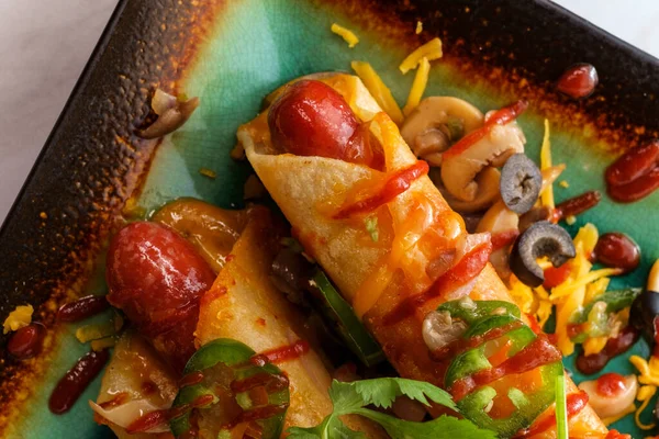 Dieta Bezglutenowa Bez Bułki Meksykański Ser Kukurydziany Tortilla Opakowanie Hot — Zdjęcie stockowe