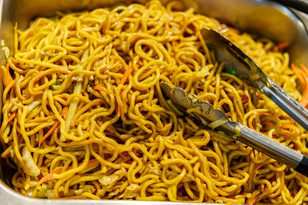 Chinese Food Mein Buffet Self Service Lunch Dinner — Stock Photo, Image