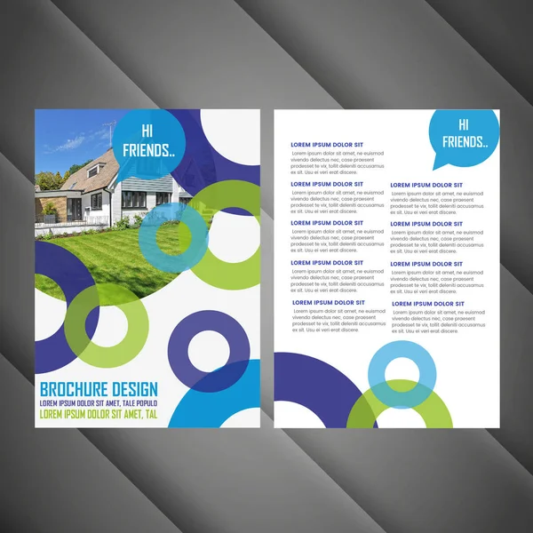 Din Business Brochure Design – stockfoto