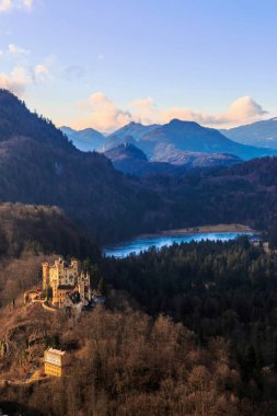 Neuschwanstein Şatosu gündoğumu